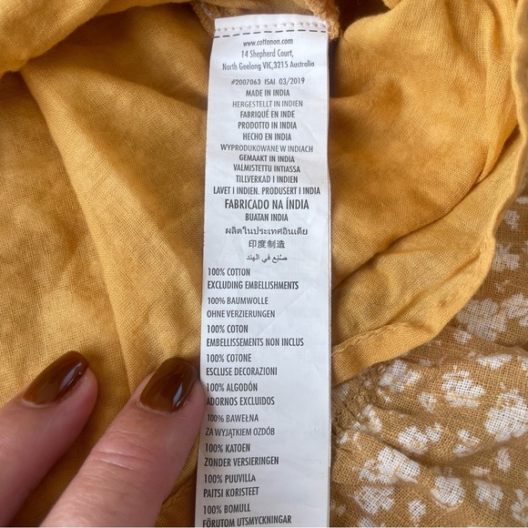 |Cotton On| Ruffled Floral Mini Skirt Size M - Picture 4 of 6